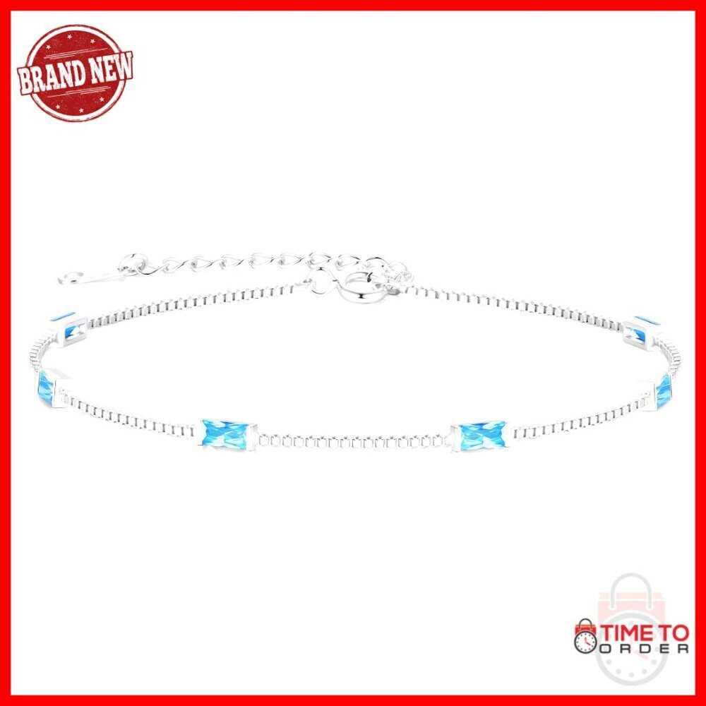925 Sterling Silver Dainty Charm Link Bracelet, Adjustable, Perfect Gift